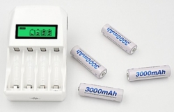 large  CHARGER BATTERY TORCH SUPER QUICK 1,2V 2